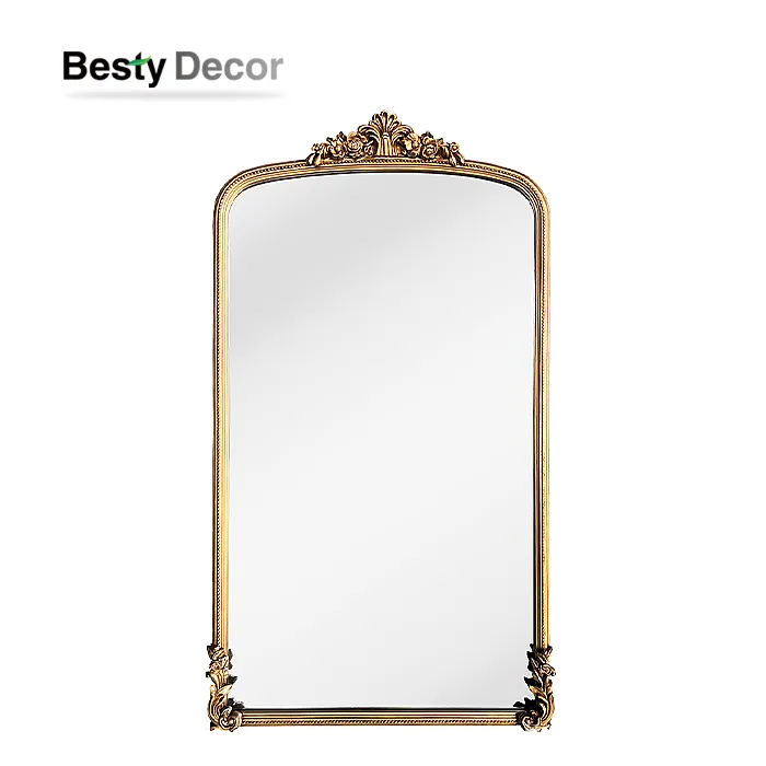 Venda a l'engròs de miralls de fusta per a sòls grans per a la sala d'estar